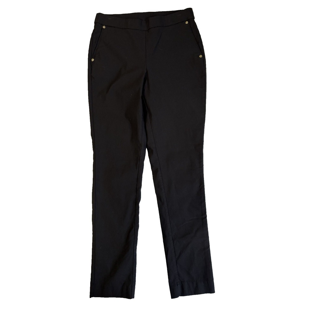 Anne Klein Women's Small Sexy Black Dress Pants Office Career Essential Slimming